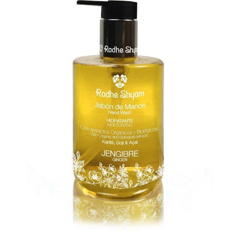 Comprar online JABON DE MANOS BOTELLA 300 CC. JENGIBRE de RADHE SHYAM SPIRITUAL SKY. Imagen 1