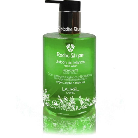 Comprar online JABON DE MANOS BOTELLA 300 CC. LAUREL de RADHE SHYAM SPIRITUAL SKY. Imagen 1