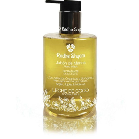 Comprar online JABON DE MANOS BOTELLA 300 CC. LECHE DE COCO de RADHE SHYAM SPIRITUAL SKY. Imagen 1