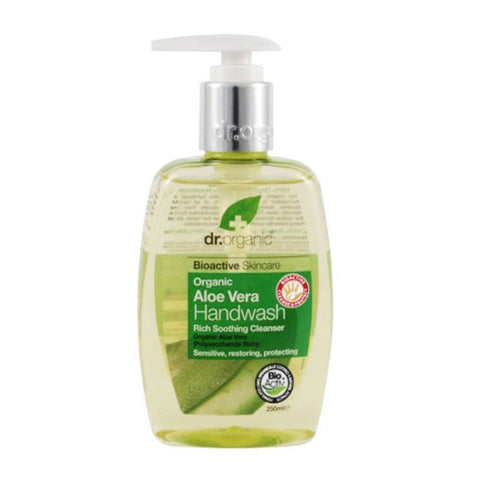 Comprar online JABON DE MANOS DE ALOE VERA 250 ml de DR ORGANIC. Imagen 1