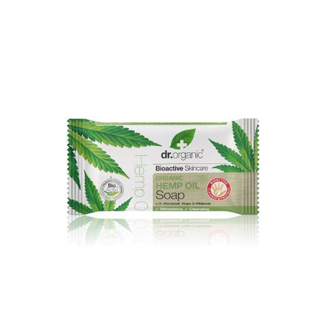Comprar online JABON EN PASTILLA ACEITE CAÑAMO 100 gr de DR ORGANIC. Imagen 1