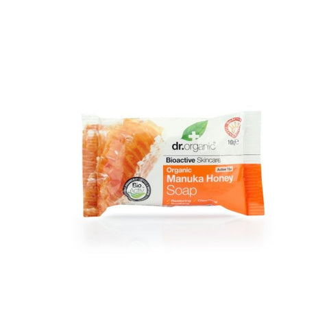 Comprar online JABON EN PASTILLA V MIEL DE MANUKA 100 gr de DR ORGANIC. Imagen 1