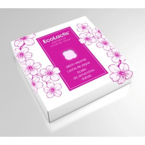 Comprar online JABON ESPONJA 10% LECHE DE YEGUA Y ACEITE DE ALMEN de ECOLACTIS. Imagen 1