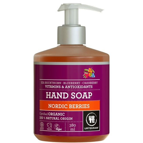 Comprar online JABON MANOS FRUTOS ROJOS URTEKRAM 380ML de URTEKRAM. Imagen 1