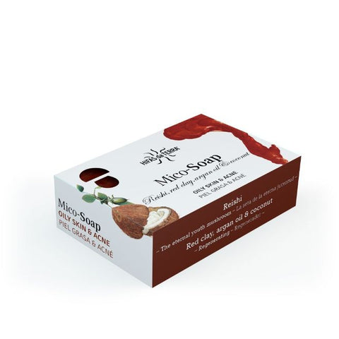 Comprar online JABON REISHI ARGAN ARCILLA ROJA Y COCO de HIFAS DA TERRA. Imagen 1