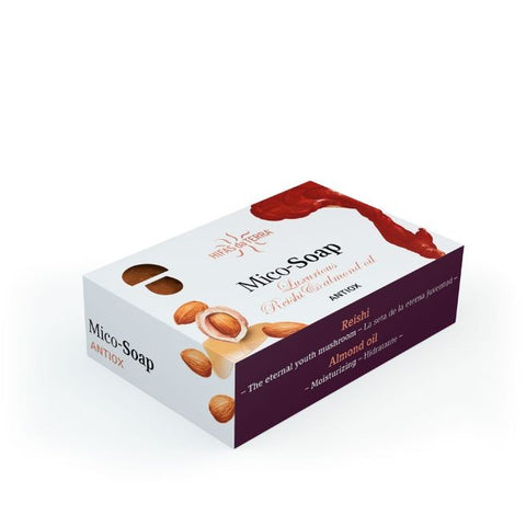 Comprar online JABON REISHI Y ACEITE DE ALMENDRAS BIO de HIFAS DA TERRA. Imagen 1