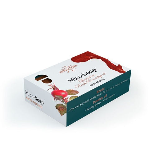 Comprar online JABON REISHI Y ACEITE ROSA MOSQUETA BIO de HIFAS DA TERRA. Imagen 1