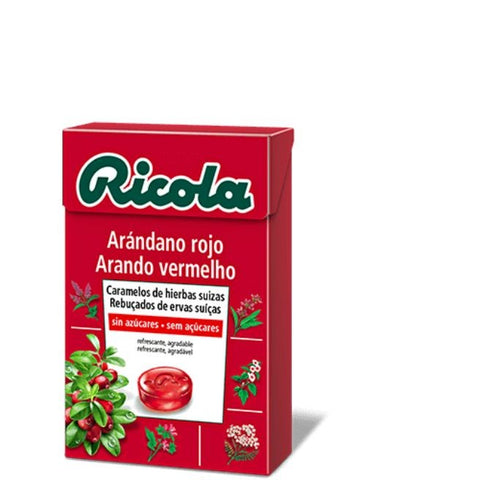 Comprar online RICOLA CARAMELO S/AZ ARANDANO 50 gr de RICOLA. Imagen 1