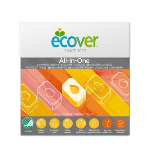 Comprar online LAVAVAJILLAS MAQ ALL-IN-ONE ECOVER 25TAB de ECOVER. Imagen 1