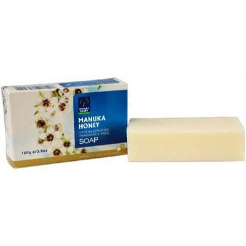 Comprar online MIEL DE MANUKA JABON HIPOALERGENICO HIDRATANTE Y R de MANUKA WORLD. Imagen 1