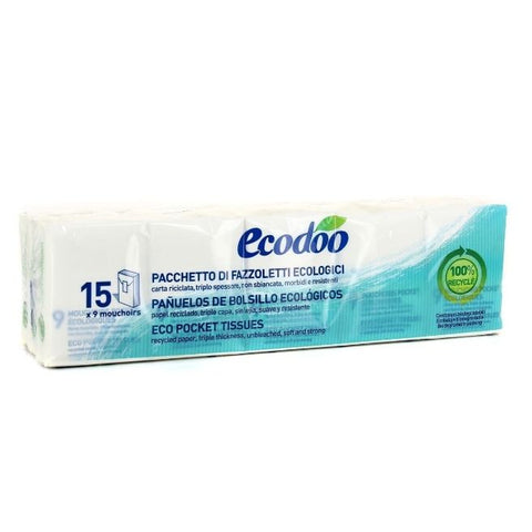 Comprar online PAÑUELOS DE PAPEL BOLSILLO 15X9 de ECODOO. Imagen 1