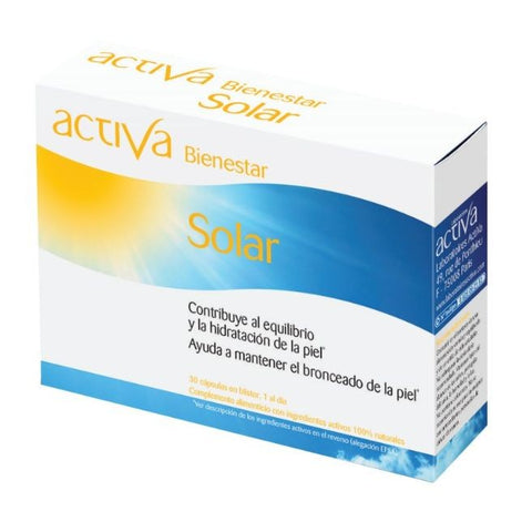 Comprar online BIENESTAR SOLAR 30 Caps de ACTIVA. Imagen 1