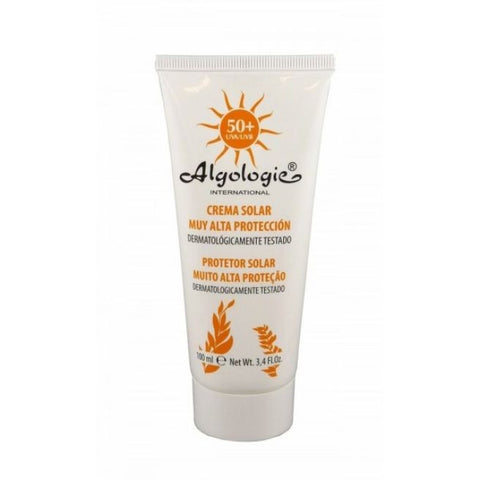 Comprar online CREMA SOLAR FACIAL FACTOR 50+ 100 ml de ALGOLOGIE. Imagen 1