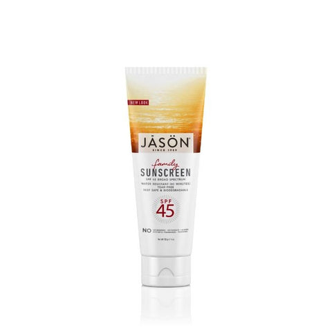 Comprar online PROTECTOR SOLAR FAMILIAR FPS 45 113 gr de JASON. Imagen 1