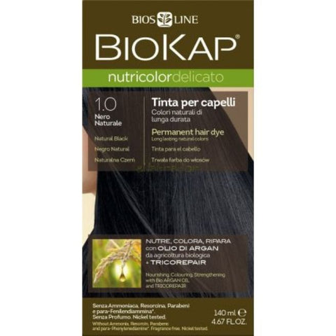 Comprar online 1.0 BLACK DYE - 140 ML NEGRO de BIOKAP. Imagen 1