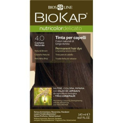Comprar online 4.00 BROWN GENTLE DYE - 140 ML CASTAÑO NATURAL de BIOKAP. Imagen 1