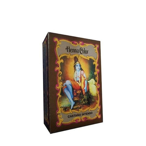 Comprar online HENNA CASTAÑO INTENSO POLVO RADHE 100 GR de RADHE SHYAM SPIRITUAL SKY. Imagen 1