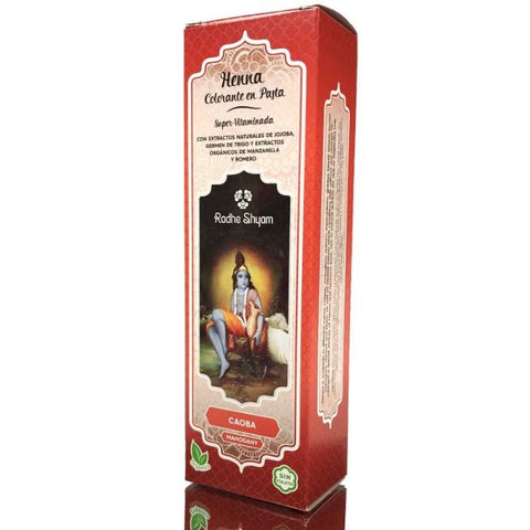 Comprar online HENNA PASTA CAOBA RADHE 200 ML de RADHE SHYAM SPIRITUAL SKY. Imagen 1