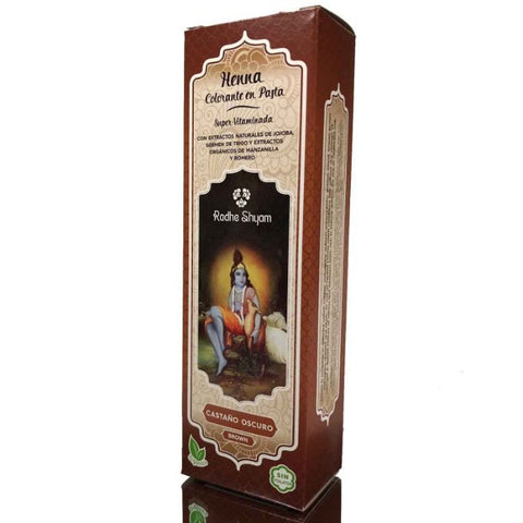 Comprar online HENNA PASTA CASTAÑO OSCURO RADHE 200 ML de RADHE SHYAM SPIRITUAL SKY. Imagen 1