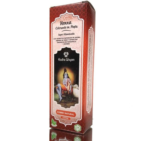 Comprar online HENNA PASTA COBRE NATURAL RADHE 200 ML de RADHE SHYAM SPIRITUAL SKY. Imagen 1