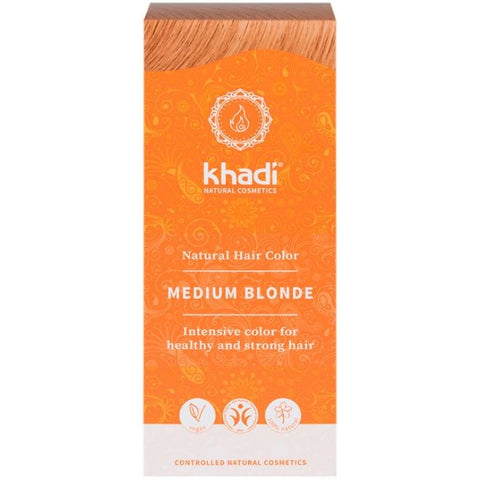 Comprar online HERBAL COLOR RUBIO MEDIO 100 G de KHADI. Imagen 1