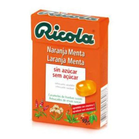 Comprar online RICOLA CARAMELOS NARANJA 50gr de DIAFARM. Imagen 1