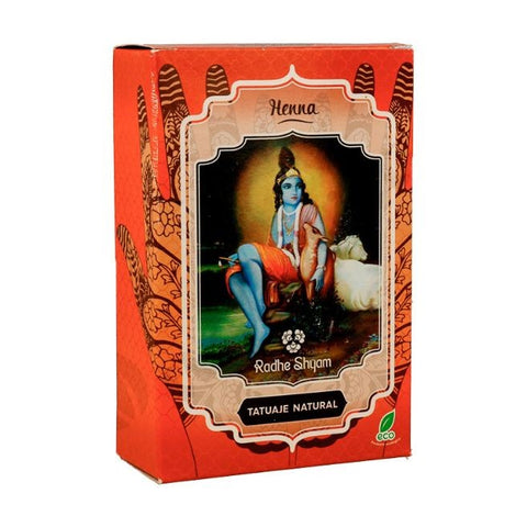 Comprar online TATUAJE HENNA POLVO 50 gr de RADHE SHYAM SPIRITUAL SKY. Imagen 1