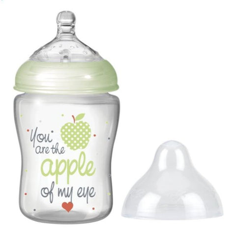 Comprar online LITTLE MOMENTS -BIBERON VERDE FLUJO LENTO 180ML 0M de CITROGANIX. Imagen 1