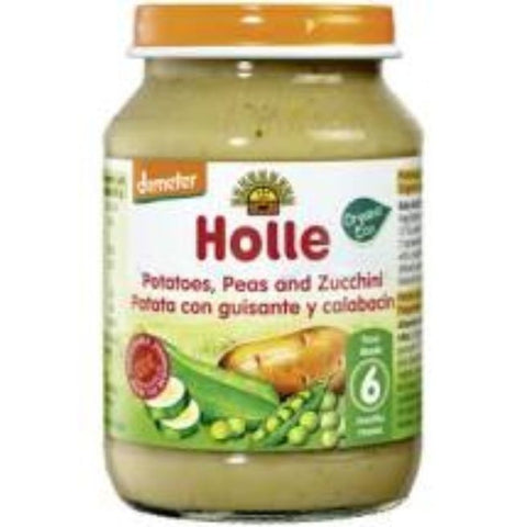 Comprar online POTITO PATATA GUISANTES Y CALABACIN +6 MESES 190g de HOLLE. Imagen 1