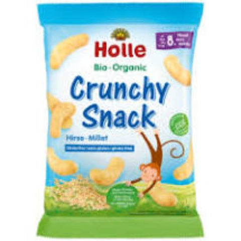 Comprar online SNACKS CRUJIENTES DE MIJO +8 MESES 25g de HOLLE. Imagen 1