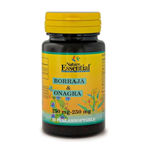 Comprar online BORRAJA & ONAGRA 500 mg 50 Perlas de NATURE ESSENTIAL. Imagen 1