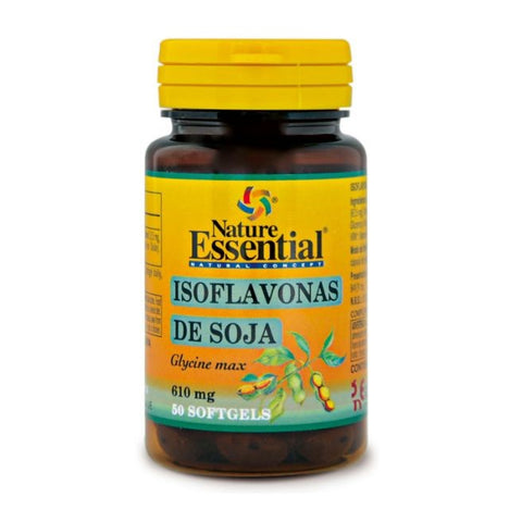 Comprar online ISOFLAVONAS DE SOJA 620 mg 50 Perlas de NATURE ESSENTIAL. Imagen 1