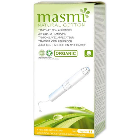 Comprar online TAMPONES MASMI NATURAL COTTON REGULAR 16U de MASMI. Imagen 1
