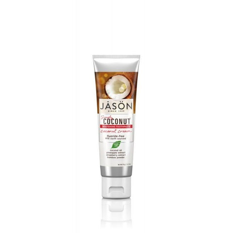 Comprar online DENTIFRICO CREMA DE COCO BLANQUEADOR 119 g de JASON. Imagen 1