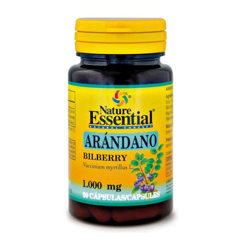 Comprar online ARANDANO 1000 mg 50 Caps de NATURE ESSENTIAL. Imagen 1