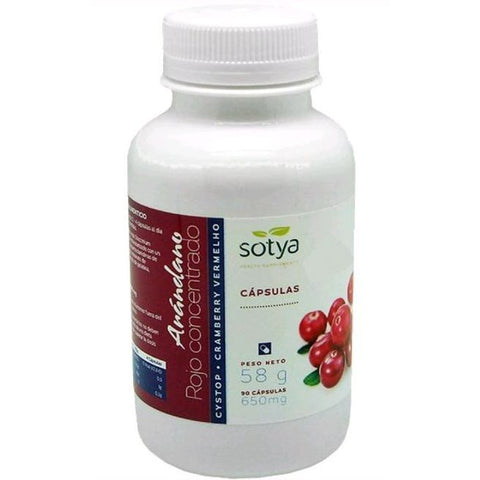 Comprar online ARANDANO ROJO 90 CAP. DE 650 MG de SOTYA BESLAN. Imagen 1