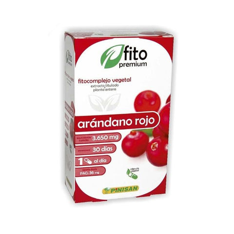 Comprar online FITOPREMIUM ARANDANO ROJO 30 Caps de PINISAN. Imagen 1