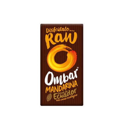 Comprar online OMBAR CHOCOLATE CON MANDARINA ARANDANOS CRUDO BIO de OMBAR. Imagen 1