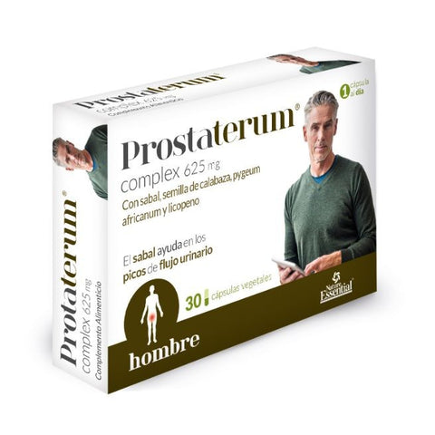 Comprar online PROSTATERUM 625 mg 30 Vcaps de NATURE ESSENTIAL. Imagen 1