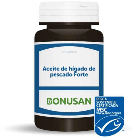 Comprar online ACEITE HIGADO PESCADO FORTE 120 Caps de BONUSAN. Imagen 1