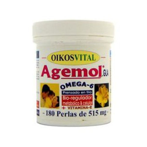 Comprar online AGEMOL - OMEGA-6 515 mg 90 Perlas de OIKOS. Imagen 1