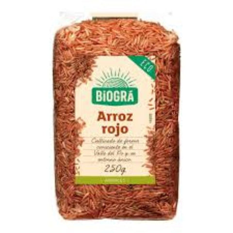 Comprar online ARROZ ROJO 250G de BIOGRÁ (SORRIBAS). Imagen 1