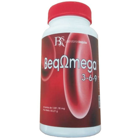 Comprar online BEQOMEGA 3-6-9 60 Perlas de BEQUISA. Imagen 1