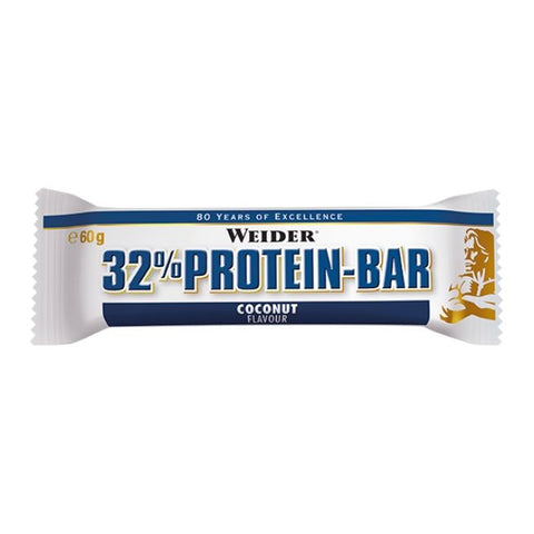 Comprar online 32% PROTEIN BAR COCO 60 G de WEIDER. Imagen 1