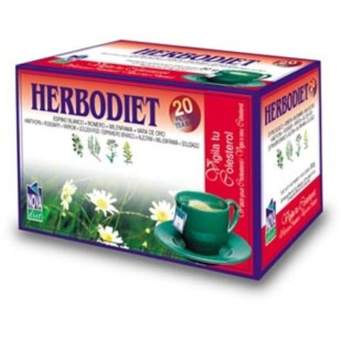 Comprar online HERBODIET VIGILA COLESTERO 20 Filtros de NOVADIET. Imagen 1