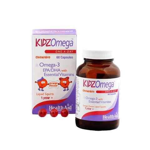 Comprar online KIDZ OMEGA MASTICABLE 60 Caps de HEALTH AID. Imagen 1