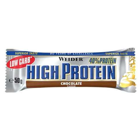 Comprar online 40% PROT. LOW CARB BAR CHOCOLATE 50 G de WEIDER. Imagen 1