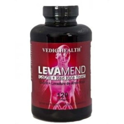 Comprar online LEVAMEND (LEVADURA DE ARROZ ROJO + COQ10) 120 Caps de VEDIC HEALTH. Imagen 1