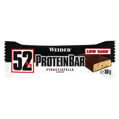 Comprar online 52% PROTEIN BAR STRACCIATELLA 50 G de WEIDER. Imagen 1