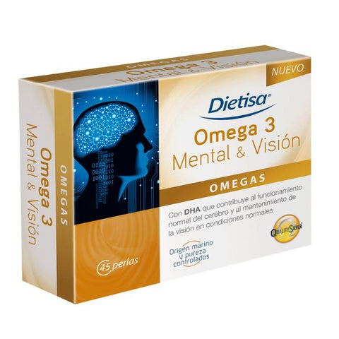 Comprar online OMEGA 3 MENTAL & VISION 45 Perlas de DIETISA. Imagen 1